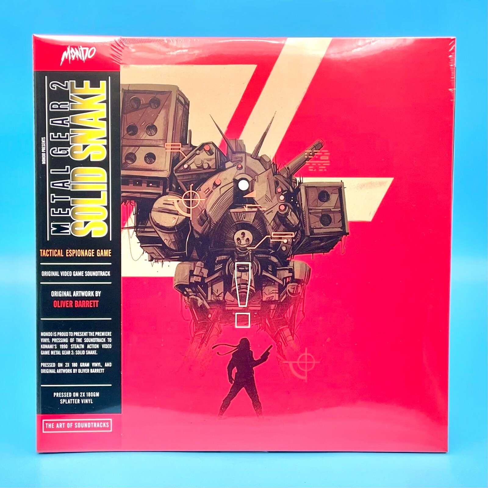 Metal Gear 2 Solid Snake Video Game Vinyl Soundtrack Mondo