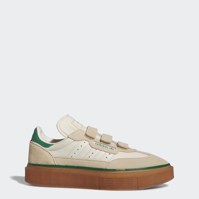 

Супер гладкие туфли с 3 ремешками, Wonder white / core white / gum