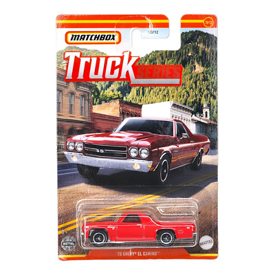 MATCHBOX '70 Chevy El Camino Red Car Pickup Truck Series GWH20 2021