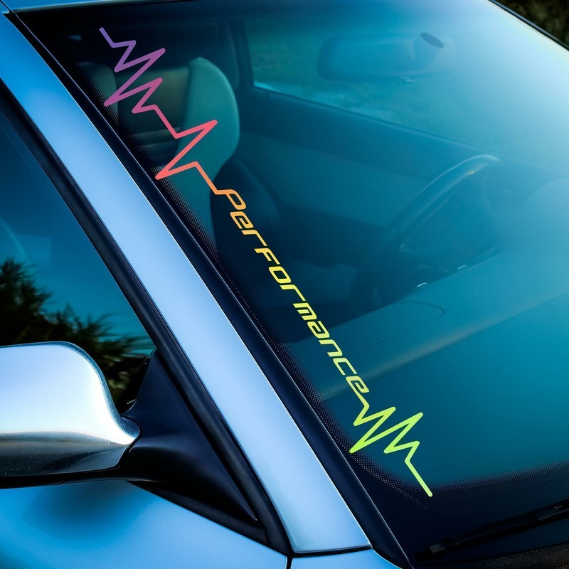 Herzschlag Performence Aufkleber Slick Oil Seitendekor Auto Dekor Oil Slick Farb