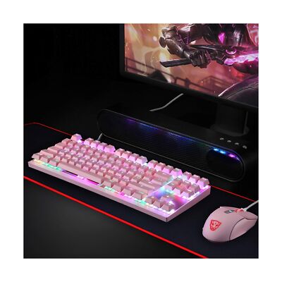 Motospeed Professional Gaming Mechanical Keyboard RGB Led Backlit Wired with ...