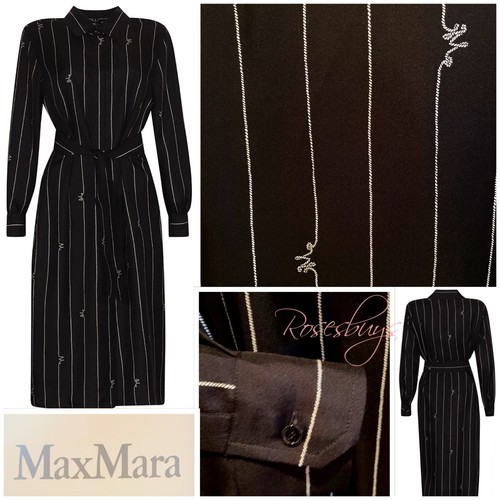 関税込み】Max Mara ブラック Sella ミディアムワンピース MM by