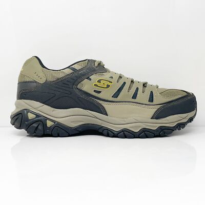 

Skechers Mens After Burn Memory Fit 50125EWW Серые повседневные кроссовки Sz 13, Серый, After Burn Memory Fit