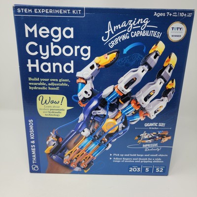 Mega Cyborg Hand STEM Experiment Kit Pneumatic & Hydraulic Technology NEW
