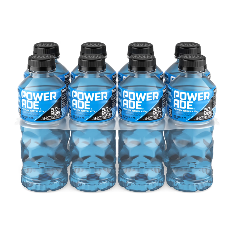 Mountain Berry Blast Electrolyte Sports Drink, 20 Fl Oz, 8 Pack Bottle