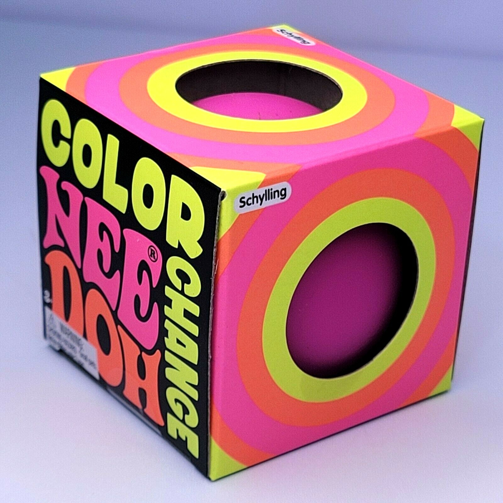Schylling Color Changing NEE DOH PINK Stress Ball Squishy