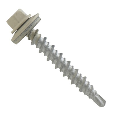250pcs, #11 PG 1-1/2'' or 2'' Metal Siding/Roofing Screws, w/Metal & EPDM washer