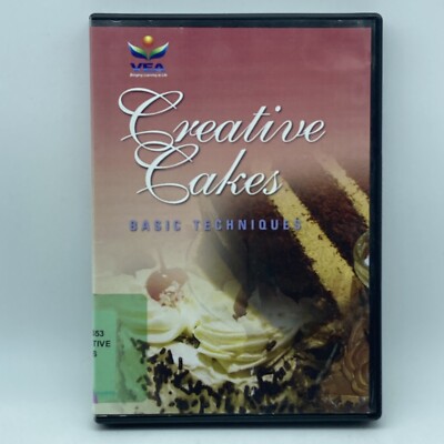 Creative Cakes: Basic Techniques DVD 2005 Instructional Cake Design EX-LIBRARY