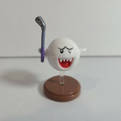 2016 Super Mario Sports 2'' Boo Ghost Golf Golfing Choco Egg Figure Gashapon