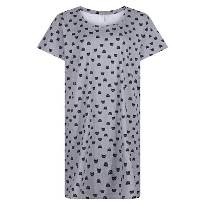LADIES NIGHTIE PLUS SIZE CURVY NIGHTDRESS UK 22 24 26 28 30 32 34 36 NEW