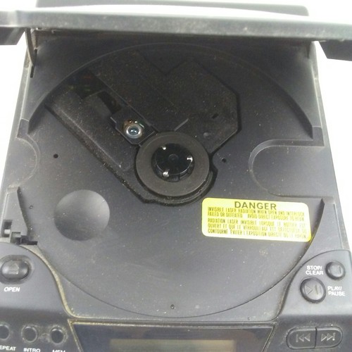 Vintage 1992 Optimus CD-3260 Portable CD Player Tested RadioShack Discman WORKS