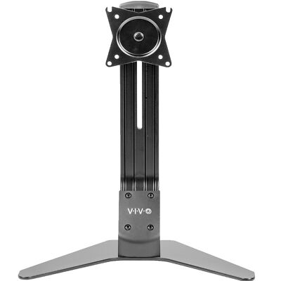 VIVO Black Deluxe Free-Standing Single Monitor Mount for 1 Screen