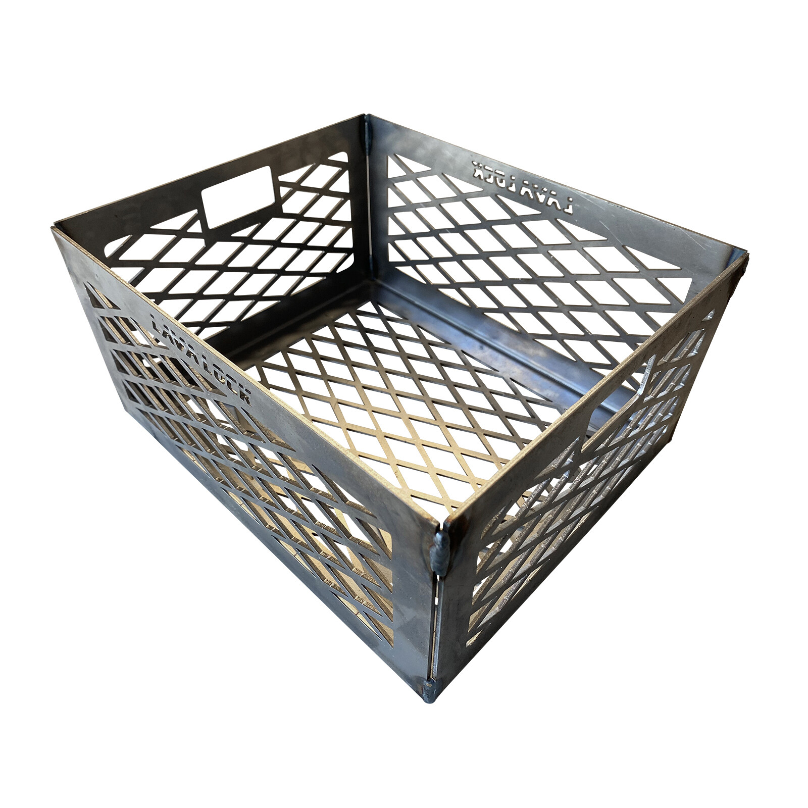 LavaLock® Outdoor Gourmet Triton 12 x 10 x 6 Charcoal basket wood coal box Laser
