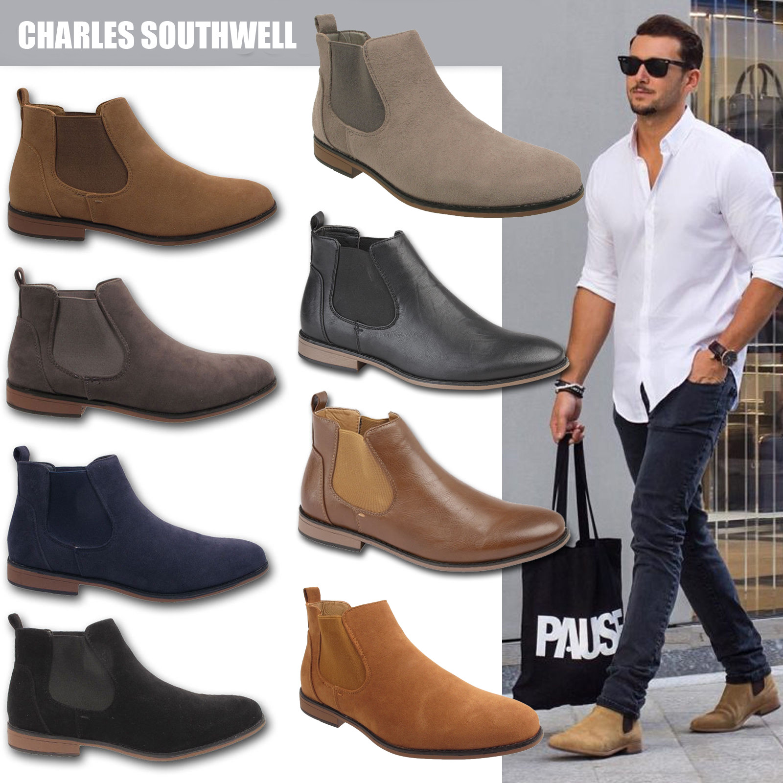 pretty green chelsea boots
