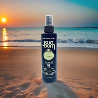  ️ Sun Bum SPF 15 Moisturizing Tanning Oil Broad Spectrum Protection Ex. 2025++