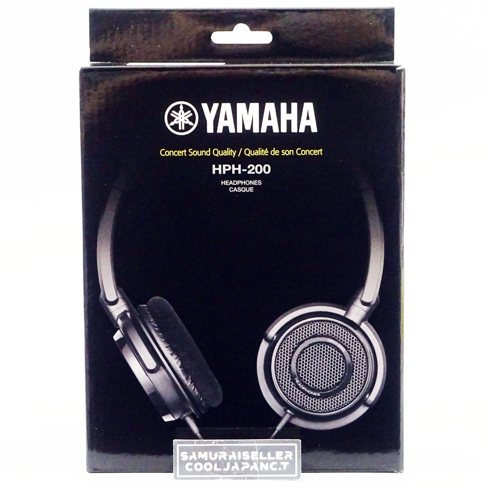 YAMAHA open air type headphone black HPH-200 (BK) Japan NEW