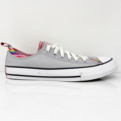 Converse Boys CTAS Rainbow Stripe 669818F Серые повседневные кроссовки, размер 6