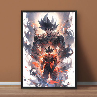 Goku Dragon Ball Poster Print - Anime Manga Wallart - No Frame