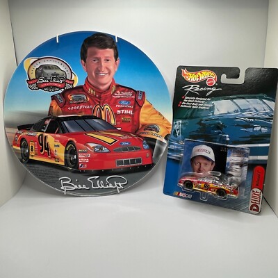 NASCAR Bill Elliott #94 McDonalds 2000 Ford Taurus Collector Plate 1/64 Diecast