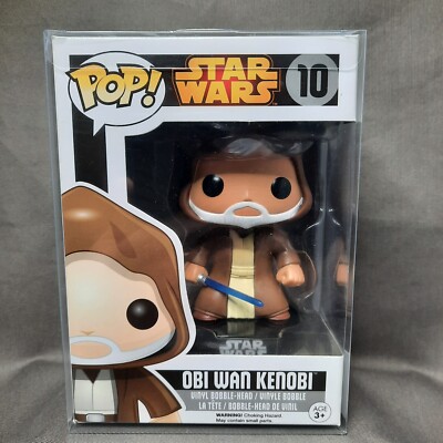 Funko Pop! Star Wars OBI WAN KENOBI #10 Vinyl Bobble-Head VAULTED w/Protector
