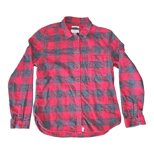 American Eagle Outfitters Flannel Shirt Women's Large Slim Fit