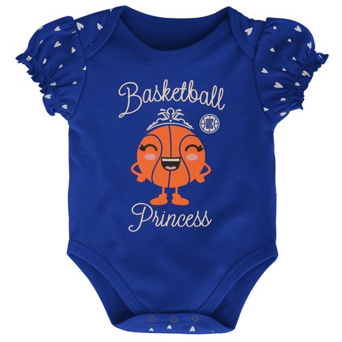 Комплект Outerstuff NBA Infant Los Angeles Clippers Beating Strong Creeper, состоящий из двух предметов