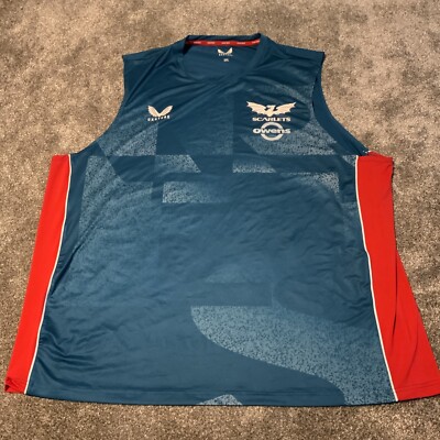 Scarlets Castore Training Vest Size 3XL New Without Tags