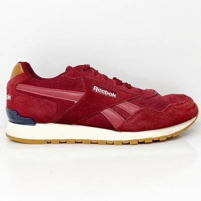 Reebok Mens Classic DV6913 Красная повседневная обувь Кроссовки Размер 8.5