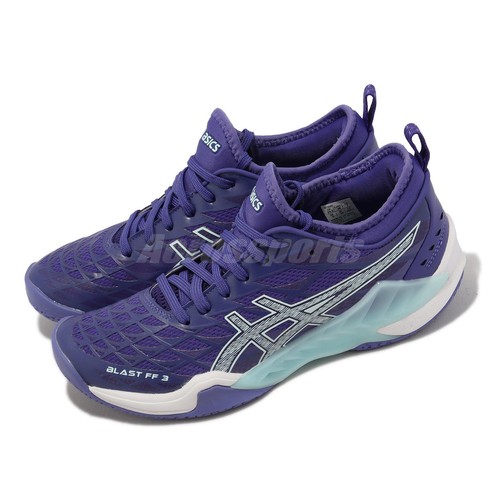 

Женские кроссовки для бадминтона Asics Blast FF 3 Eggplant Aquamarine Purple 1072A080-401, Фиолетовый, Blast Ff 3