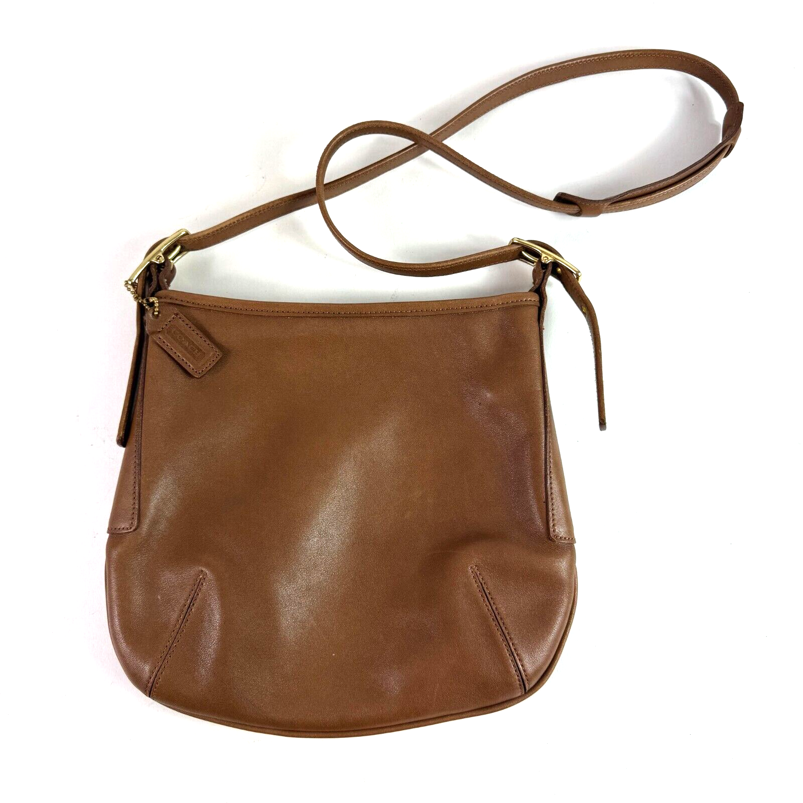 バッグ archive coach grunge shoulder bag brown Leather Shoulder Bag / Dark Brown – Front General Store