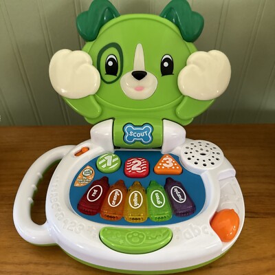 LeapFrog My Peek-a-Boo LapPup, Scout, Learning Toy for Baby Toddler Green