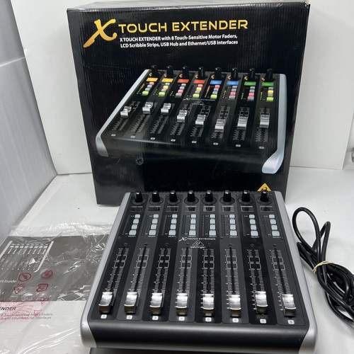 Behringer X-TOUCH EXTENDER with 8 Touch-Sensitive Motor Faders-LCD  Scribble-USB | eBay