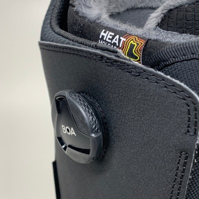 Pre-owned Burton Ruler Boa Medium Stiff Snowboard Boot Black Sz Mens 10 20317100-001