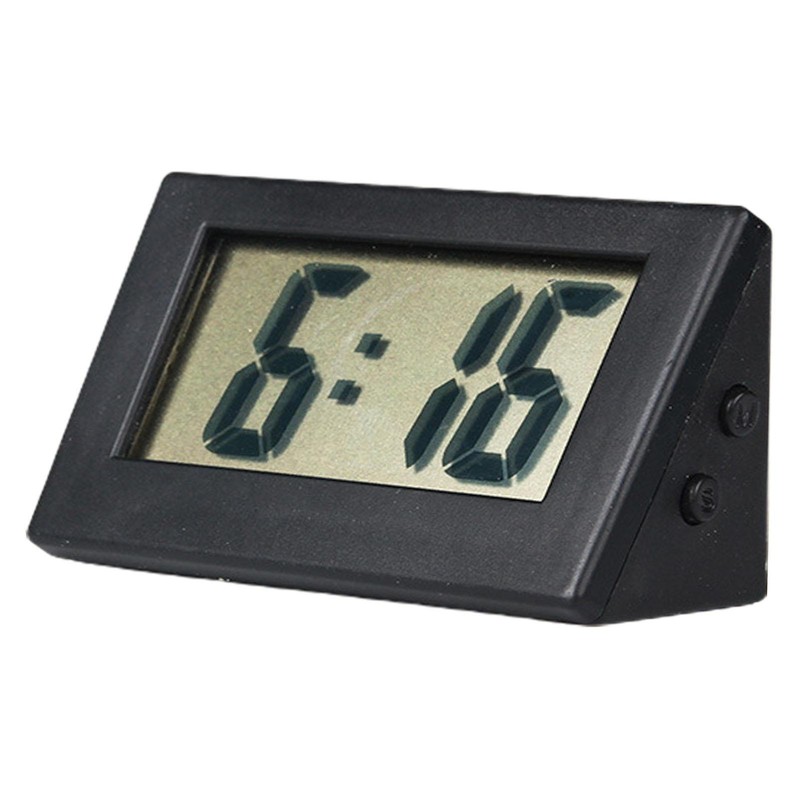 Battery Digital Clock Small Electric Alarm Desk Clock LED Display