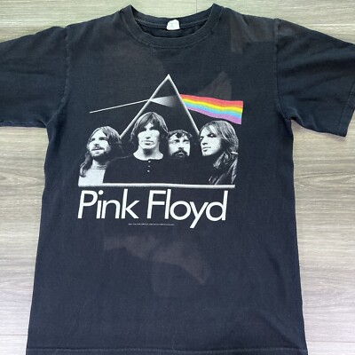 Pink Floyd 2011 rock and roll prism rainbow all band members logo Size Medium