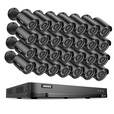 ANNKE 5MP Lite 32CH DVR HD 1080P Security Camera System Outdoor Human Detection