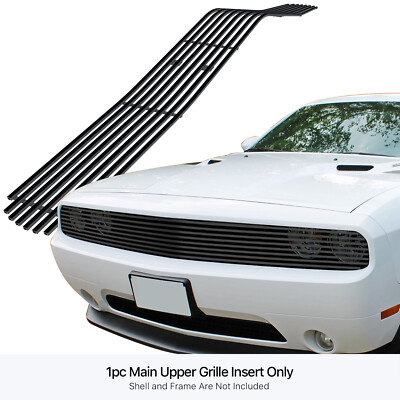 Fits 2009-2014 Dodge Challenger Phantom Black Billet Grille Insert