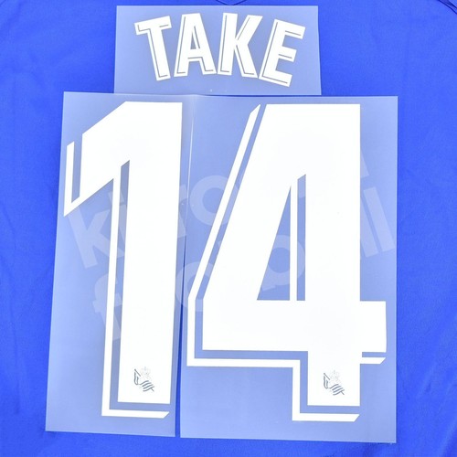 2022-23 Real Sociedad Home Name Number Set #14 TAKE Kubo