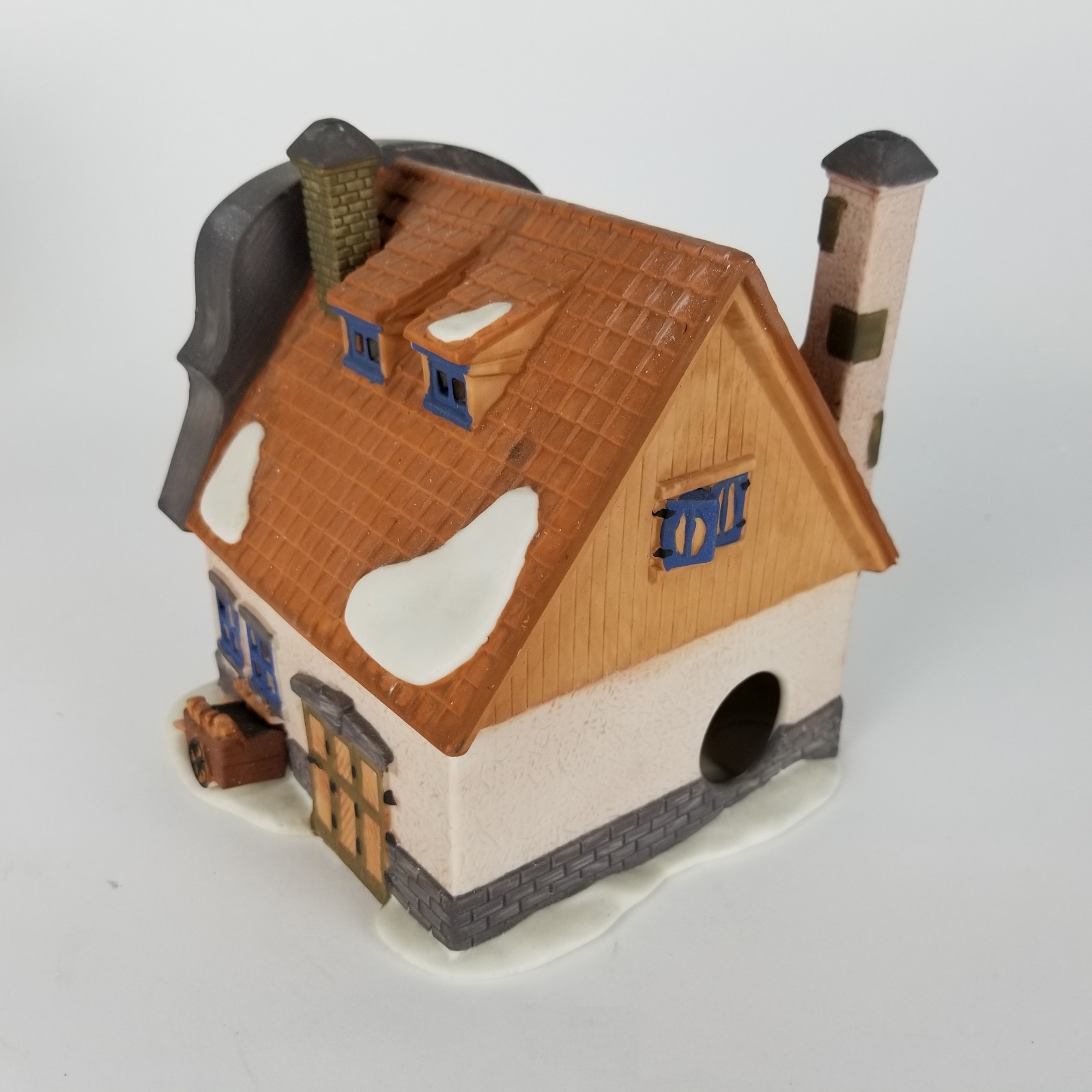 DEPARTMENT 56 ALPINE VILLAGE 56189 METTERNICHE WURST SAUSAGE MARKET 1992