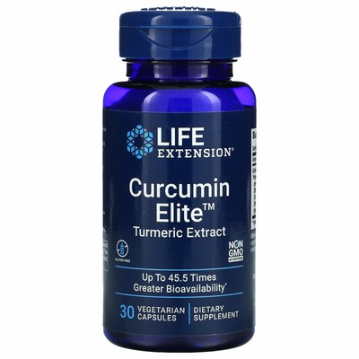 Curcumin Elite, Экстракт куркумы, 30 вегетарианских капсул