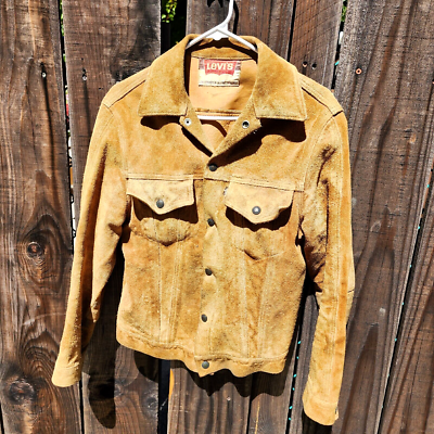 Levis top suede trucker