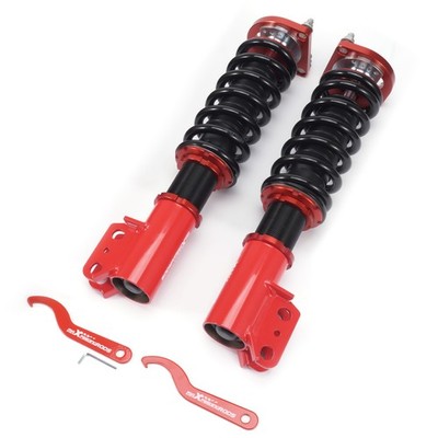 Front Coilovers 24 Way Damper Adjustable Shock Struts for Ford Mustang 1994-2004
