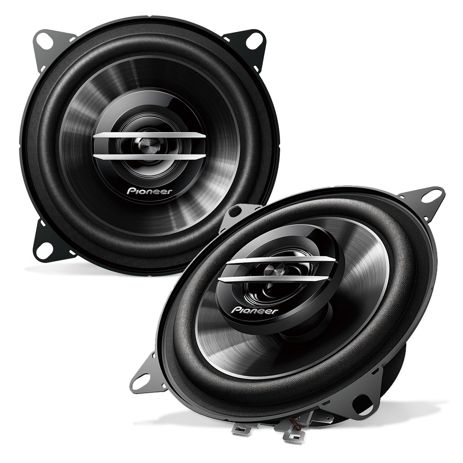 Pioneer G-Series TS-G1020S 4” 2-Way Speakers (Pair) – 210W Max, Crisp Highs +