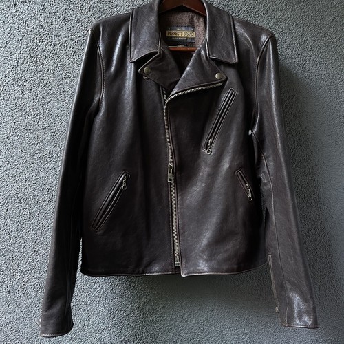 NOS SCHOTT Perfecto Brand P213 Leather Motorcycle jacket L