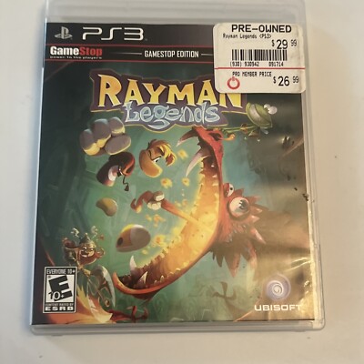 Rayman Legends PS3 Game GameStop Edition 