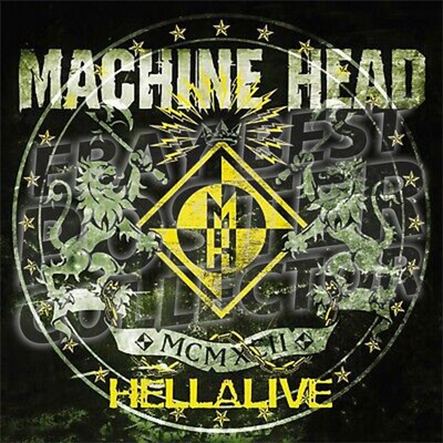 Machine Head Hellalive Banner Album Cover Poster
