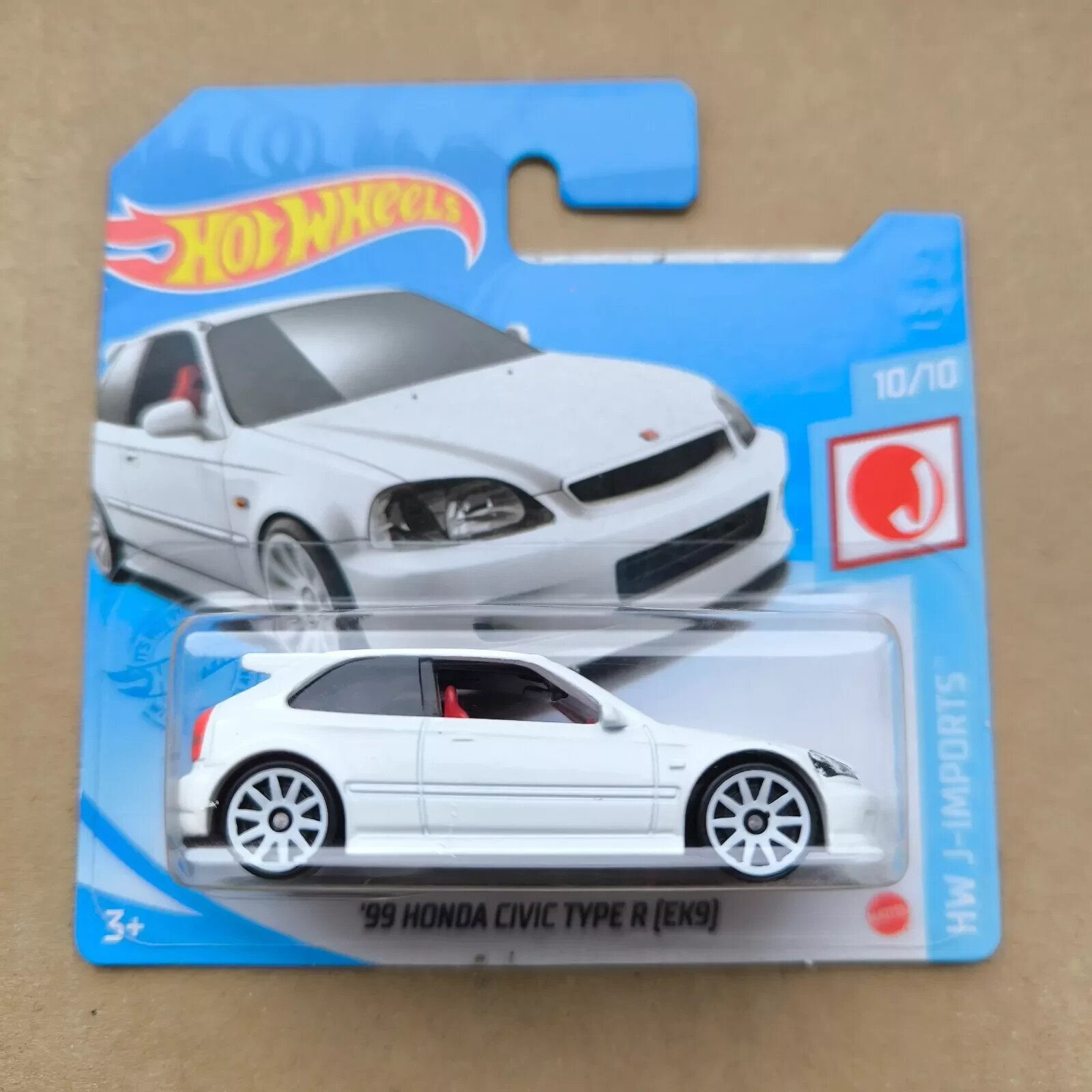 ホットウィール   ‘99 HONDA CIVIC TYPE R (EK9) Hot Wheels '99 Honda Civic Type R EK9 Yellow 125/250 2022 HW