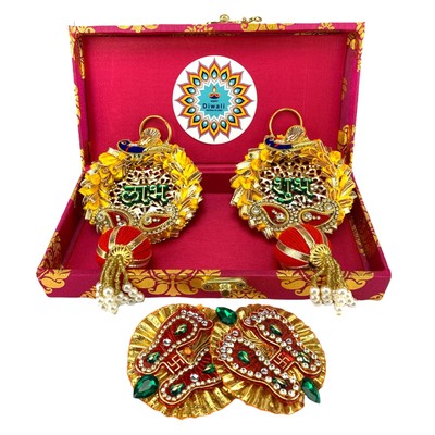 Es Navratri Hamper Basket, Shubh Labh, Rajasthani Br