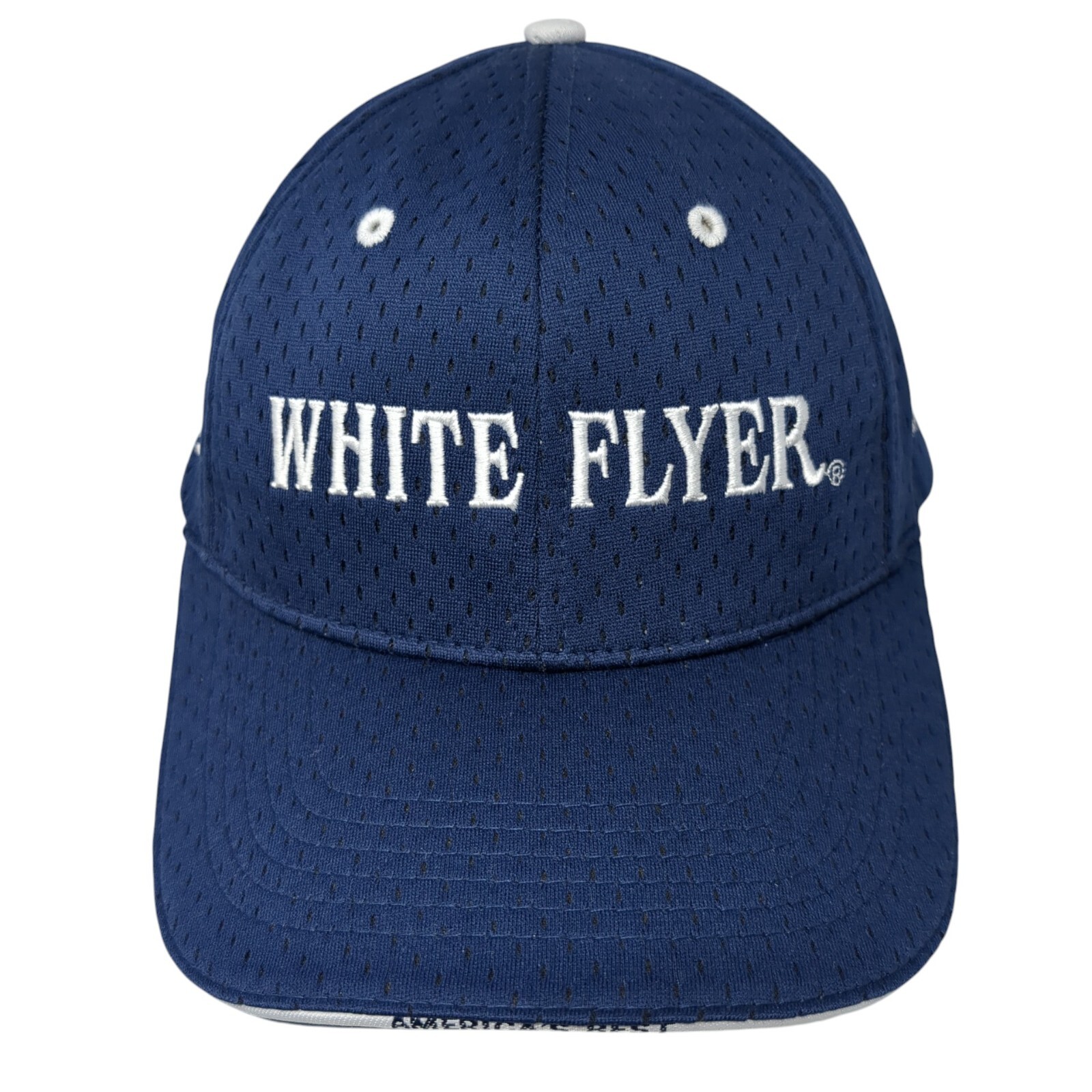 strato GENERAL THINGS × ill　BLUE HAT White Flyer Strapback Hat Blue One Size Adjustable Gateway