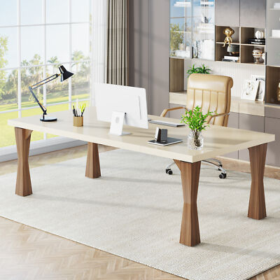Tribesigns 71'' Modern Executive Desk Large Computer Desk Office Meeting Table